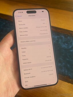 iPhone 15 Pro Max 256gb 96% bateria - 9