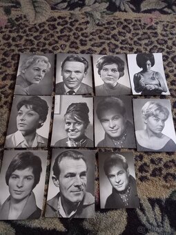 Retro pohľadnice hercov - 9