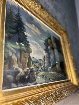 Neznámy stredoeurópsky maliar (19. storočie) – Romantická kr - 9