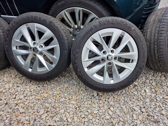 5x112 R17 orig. Škoda Octavia III-IV + 205/55 R17 Conti. - 9