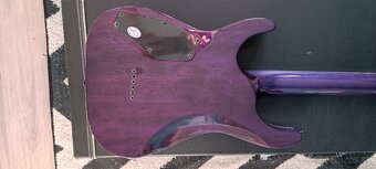 Predám elektrickú gitaru ESP LTD MH1000NT-QM See Thru Purple - 9