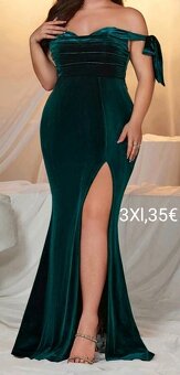 Dlhé spoločenské šaty 3Xl/4Xl - 9