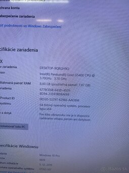 POČÍTAČ LYNX INTEL PENTIUM GOLD G5400 3,7GHz - 9