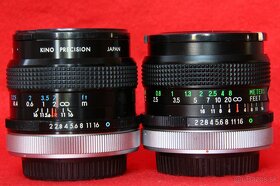 Canon FD objektívy - VIVITAR 1:2 28MM & KIRON 24 MM F= 2 - 9