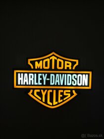 Harley Davidson LED Logo lampa - 9