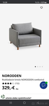 Rozťahovacie kreslo, pohovka, gauč - 9