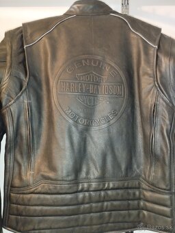 Moto Kožená Bunda A Moto Kožená Vesta 2 v 1 Harley Davidson - 9