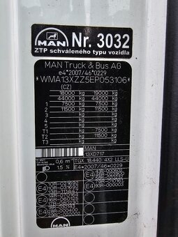 TAHAČ MAN TGX 18.440 r.2015, EURO 6,LOWDECK,AUTOMAT,RETARDÉR - 9