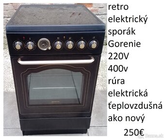 predám sporák aj s káblom rovno do zásuvky 230V - 9