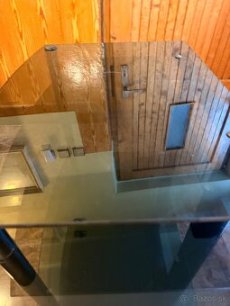 Konferencny stolik tmave sklo - 9