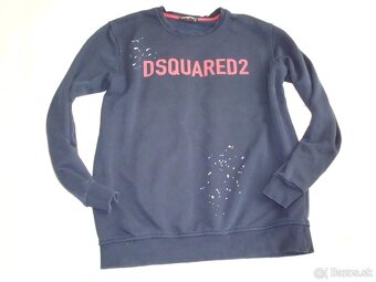 Dsquared pánska mikina tmavomodrá  L-XL - 9