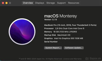 MacBook PRO 13” Retina | 16GB RAM, 256GB HDD - 9