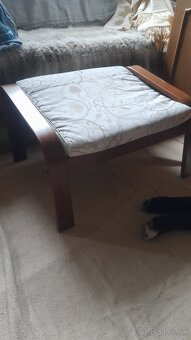Eko koža taburetka 40eur, Ikea podnožka 30eur - 9