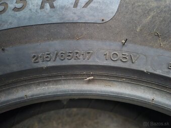 215/65 r17 letné 4 ks MICHELIN dezén 5,8 - 5,7mm DOT2021 - 9