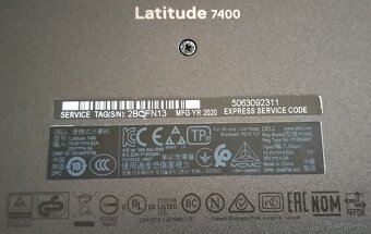 DELL Latitude 7400 14", i5-8365U, 32GB RAM, NVMe 256GB - 9