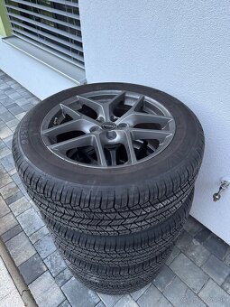 Takmer nové pneu SUV na alu diskoch 18” BORBET - 9