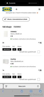 Skriňa/vitrína IKEA PLATSA 80x42x191cm + DOVOZ ZDARMA - 9