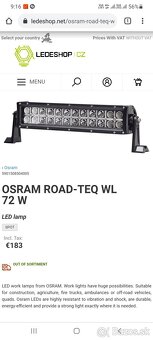 OSRAM RoadTeq WL72W 12V - 24V svetlomet - 9