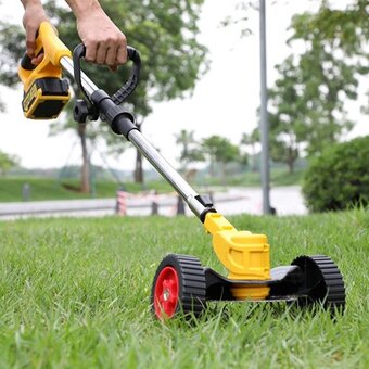 Akumulátorová kosačka na 2 kolesách 1000W 2ks AKU - 9