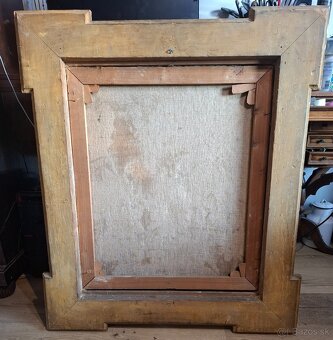 Predám starožitnú olejomalbu na plátne kytica 250 € Pozri vš - 9