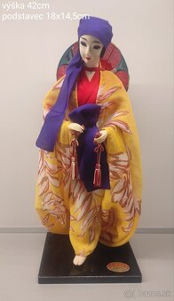 Japonská bábika s klobúkom - 9