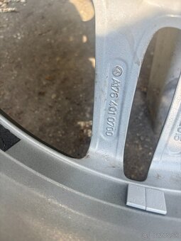 alu disky mercedes 7,5x18 +225/40 R 18 continental - 9