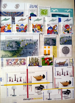 Predám poštové známky DEUTSCHLAND čisté 1990 - 2000 - 9