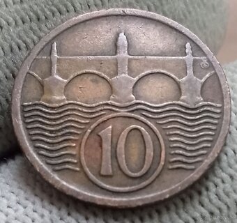 Československé medené 10haliere. - 9