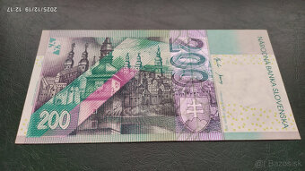 Bankovky 200 Sk s. E  1995, 1999 a 2002 - 9